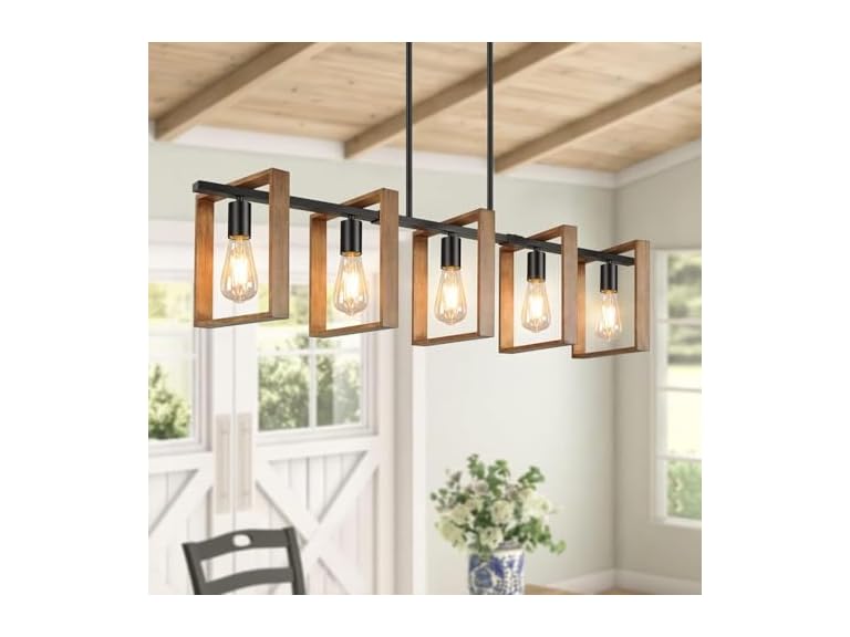 Brightever 53’’ Farmhouse Kitchen Island Lighting