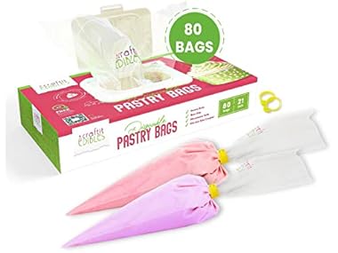 Disposable Piping Bags 21" 80-Pack