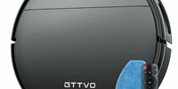GTTVO Robot Vacuum and Mop - Black