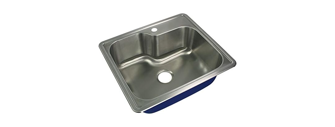 Transolid MTSO252212-1 Kitchen Sink, Stainless Steel