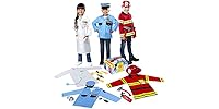 Rubies Everyday Heroes Dress Up Trunk Set Toy for Kids