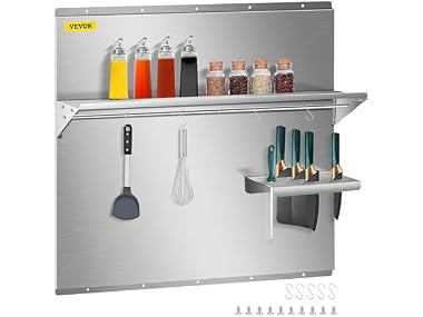 VEVOR Range Backsplash with Shelf 36 x