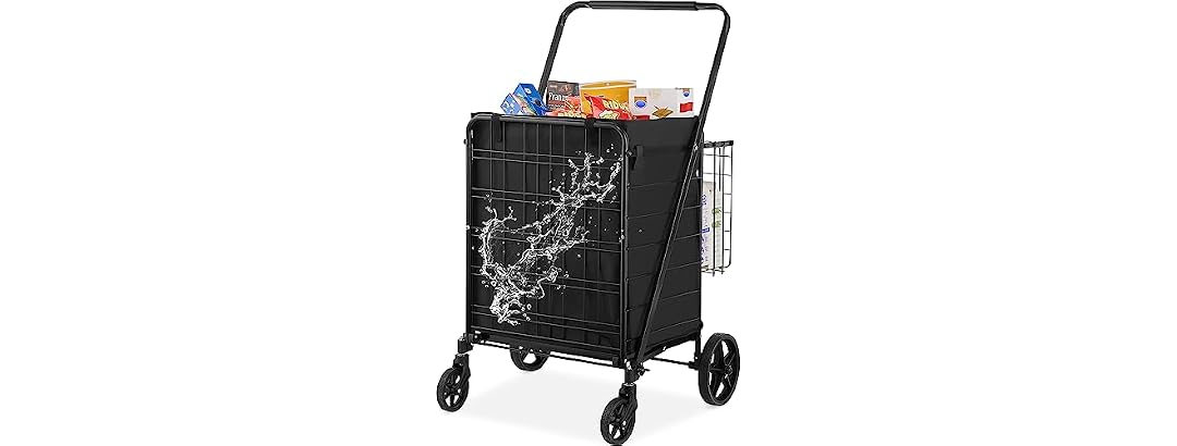 Folding Shopping Cart with Removable Waterproof