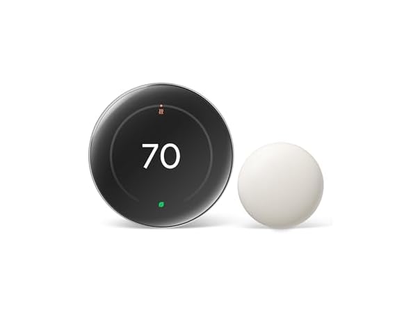 Google Nest 4th Gen Thermostat + 2nd Gen Sensor - Siver