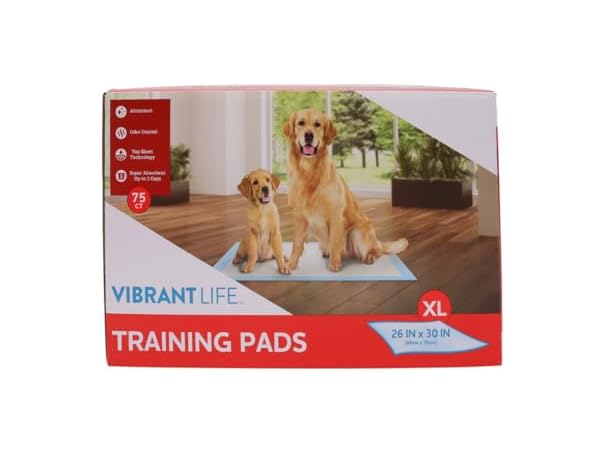Vibrant Life XL Training Pads, 26" x 30", Sup