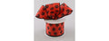 Craig Bachman Red Paw Print Ribbon 2.5"