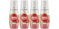 SodaStream Pack of 4 Zero Strawberry Watermelon
