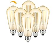 Brightever Warm Light Bulbs 60W Equivalent, 2200K