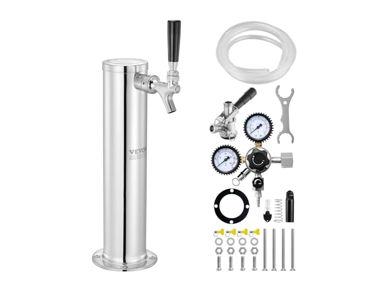 VEVOR Kegerator Tower Kit, Single Tap