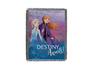 Frozen Woven Tapestry Throw Blanket