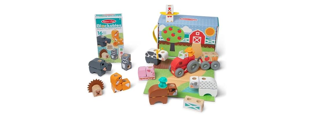 Melissa & Doug Blockables™ Farm and Farm Friends