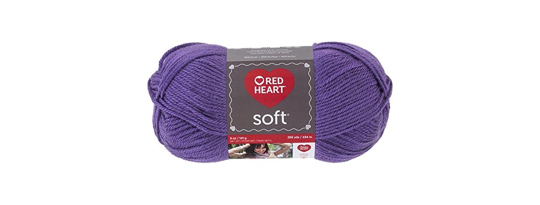 RED HEART Soft Yarn, Lavender