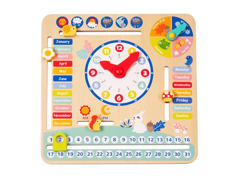Zummy Wooden Calendar Learning Toy