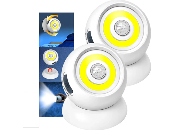 Hakol 2 Pack 500 Lumens Motion Sensor Night Light