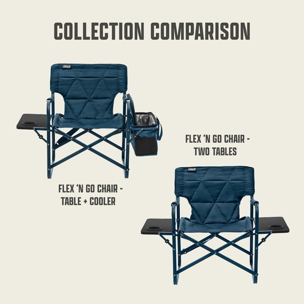 Flex 'N Go™ Chair Table + Cooler Sapphire