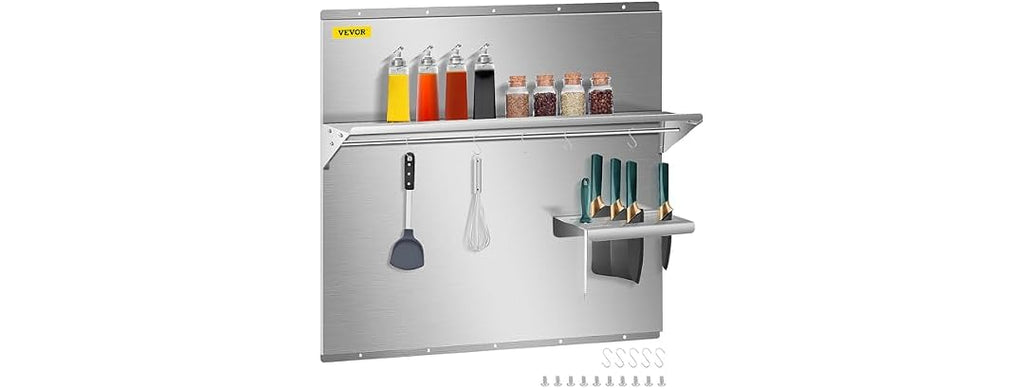 VEVOR Range Backsplash with Shelf 36 x