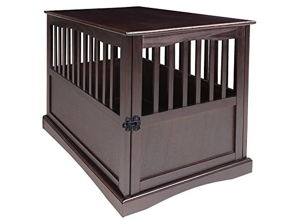 Casual Home Wooden Large Pet Crate, End Table