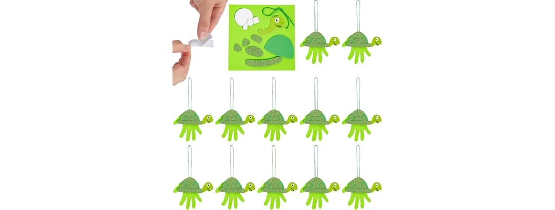 Fun Express Handprint Turtle Sign Kit 12Pc