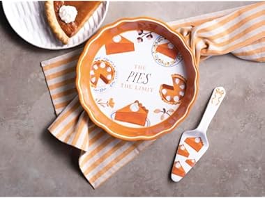 Mud Pie Thanksgiving Thanksgiving Pie Dish Set