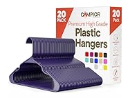Purple Plastic Hangers 20 Pack