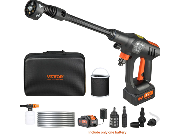 Cordless Pressure Washer, 652-PSI 1.1 GPM
