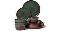 Pokini Plates and Bowls, 12 Pieces