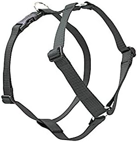 LupinePet Basics 1/2" Black 9-14" Adjustable Harnass