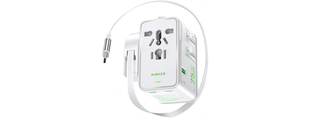 Wollzz 75W Tiny Universal Travel Adapter