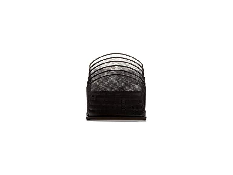 Mind Reader Vertical File Storage Black