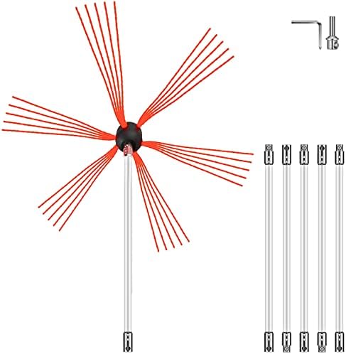 Chimney Sweep Kit 20FT Length, Chimney Brush Kit