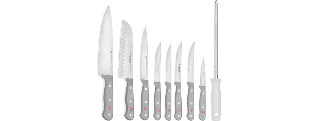 WUSTHOF Gourmet Grey All-Around 9-Pc Set