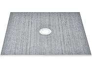 Shower Curb Kit, 72"x72" Shower Pan Kit with