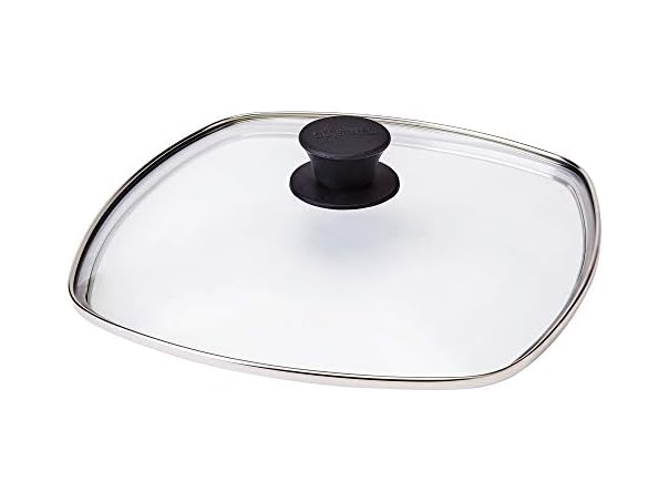 Cuisinel Square Glass Lid, Grill Pan 10.5"