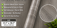 6Pk Peel & Stick Wallpaper  17.7 x 78