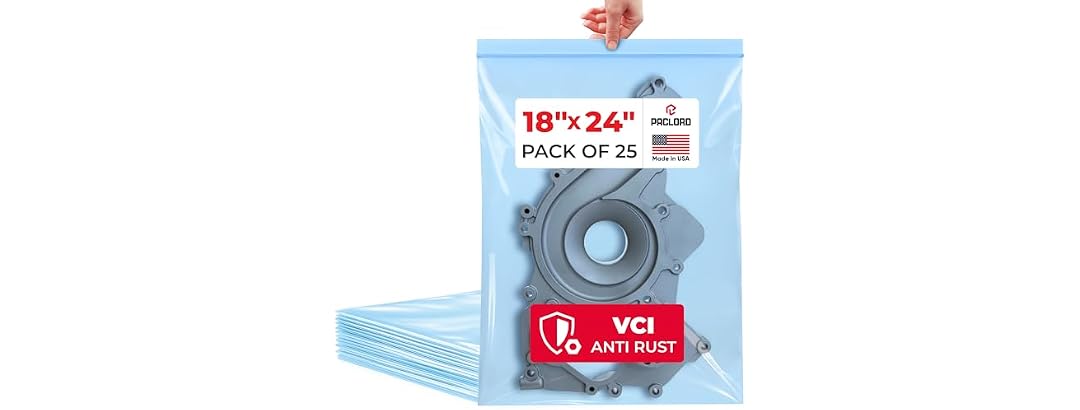 VCI Reclosable Poly Bags 18" x 24", Pack of 25