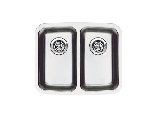 Blanco Double Bowl Bar Sink Stainless Steel