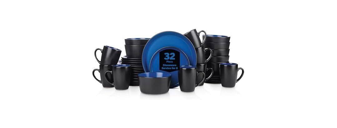 Stone Lain Albie Stoneware 32-Piece Set