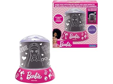 LEXiBOOK, Mattel Barbie, Night Light with Projection