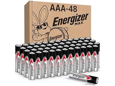 (48 Batteries) Energizer MAX AAA Batteries