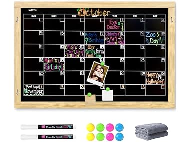 Chezerra Double-Sided Magnetic Chalkboard