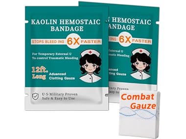Quick Clot First Aid Gauze