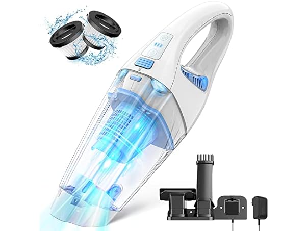FUOAYOC Handheld Vacuum Cordless (White)