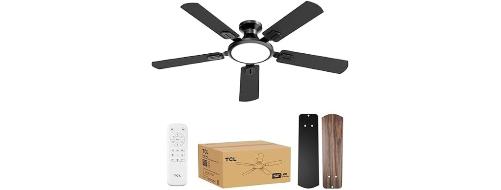 TCL 52" Low Profile Ceiling Fan w/ Light