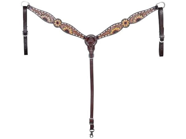 HILASON Western Horse Headstall Breast Collar