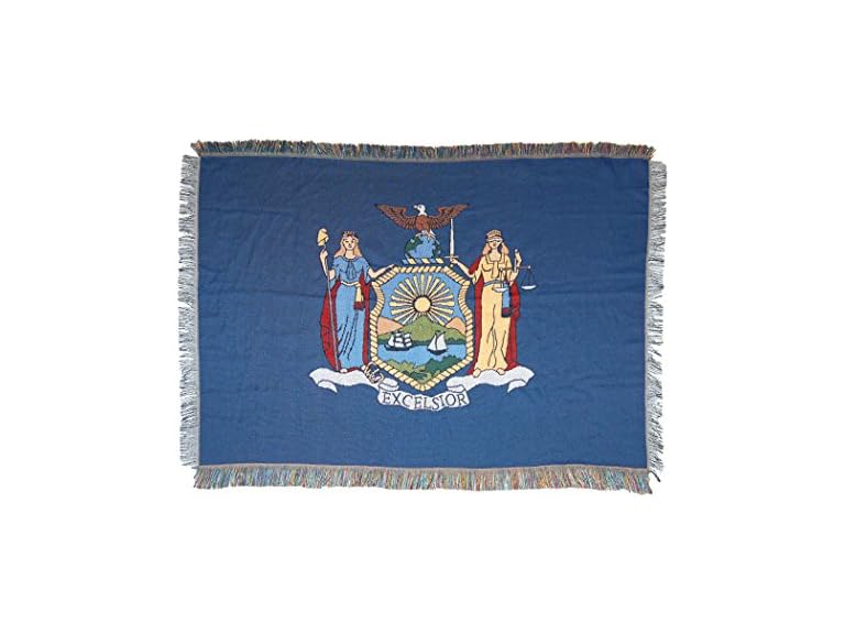 State Flag Woven Tapestry Throw Blanket