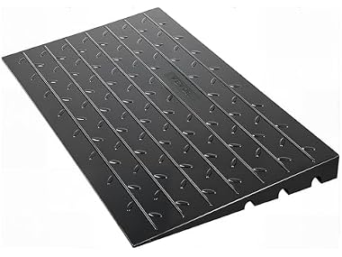 Rubber Threshold Ramp, 4\" Rise Threshold Ramp