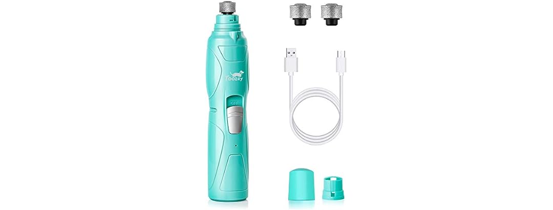 Toozey Dog Nail Grinder with LED Light