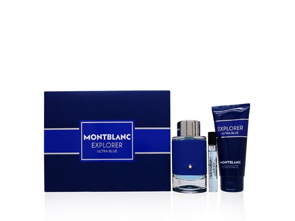 Mont Blanc Explorer Ultra Blue Set M w/ Shower Gel