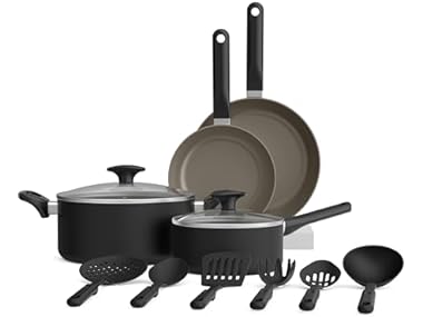 BELLA 12 Piece Cookware Set