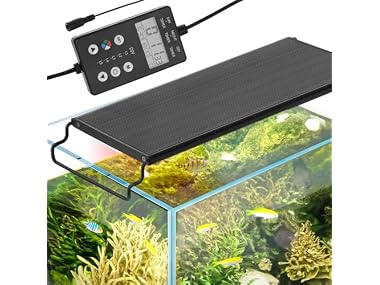 VEVOR Aquarium Light with LCD Monitor
